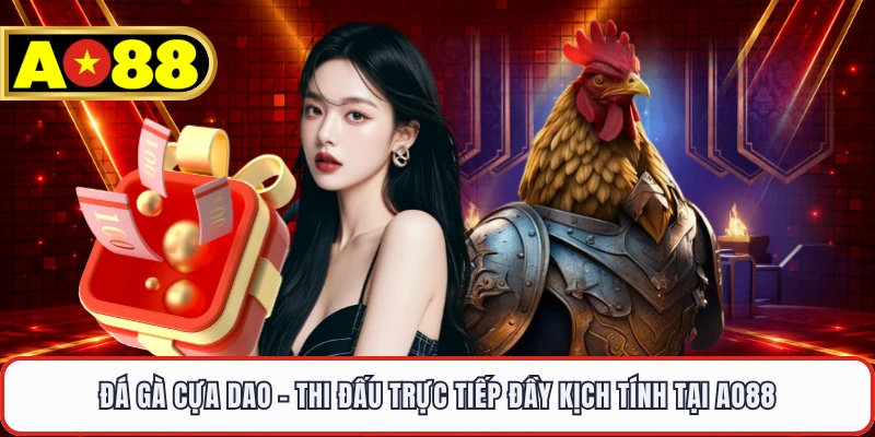 Đá Gà Cựa Dao - Thi Đấu Trực Tiếp Đầy Kịch Tính Tại AO88